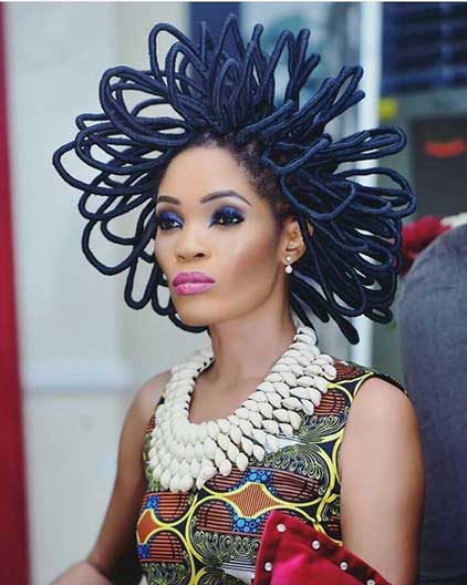 See The 40 Million Naira Hairstyle Model Chika Lann Made