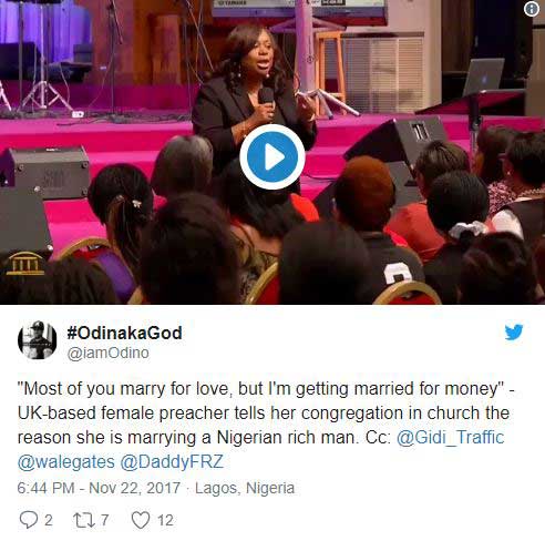 I’m Marrying a Nigerian Man Because of His Money Not Love – UK Preacher