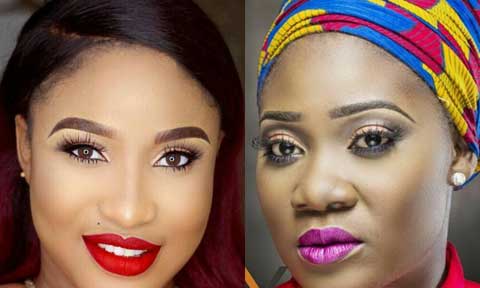 Image result for tonto dikeh and mercy johnson