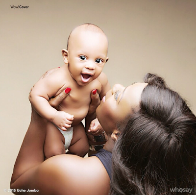 Meet Uche Jombo’s Miracle Son (Pictures)