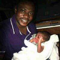 Odunlade Adekola Shows Off Baby [Picture]