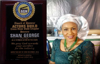 Shan George Honoured In Cross River