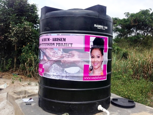 Nadia Buari Commissions Free Drinking Water In Ghana