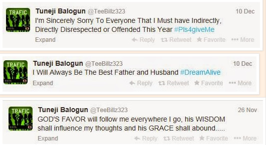 Tiwa Savage Husband Tee Billz Makes An Open Apology To Everyone He Has Offended