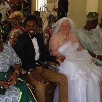 23 Year-Old Man Weds White Granny In Lagos | See Photo