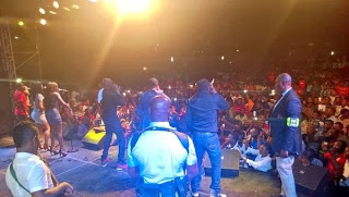 After A Long Break, 2face, Blackface And Faze Re-Unites On Stage! Excrete Bad Blood  [PHOTOS]