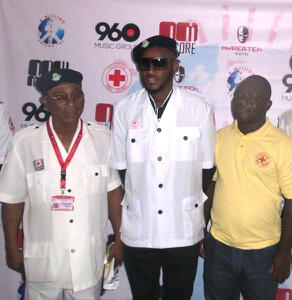 Red cross signed 2face idibia as AMbassador