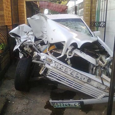 Soul E Escapes Ghastly Accident (Photos)