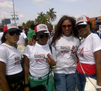 PHOTONEWS: NOLLYWOOD STARS, ARTISTES, STUDENTS, OTHERS TURN OUT FOR WALK AGAINST DOMESTIC VIOLENCE