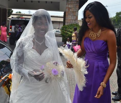 GHANAIAN STAR ACTRESS,YVONNE NELSON OPENS UP ABOUT HER EXPERIENCE AS MERCY JOHNSON’S BRIDESMAID