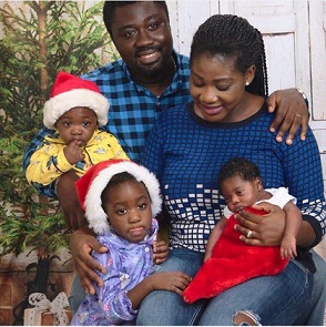 How Mercy Johnson, Family celebrated with Their New Baby (Photos)