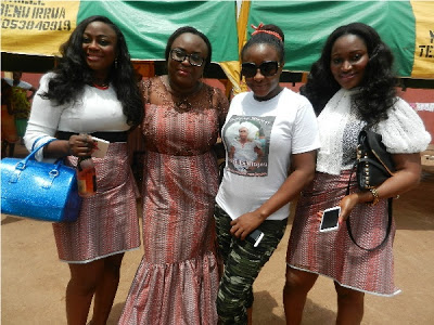 Photonews: Ini Edo Buries Mother-In-Law In Edo State