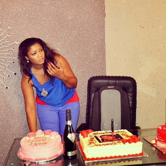 Omotola Jalade Ekehinde Still Celebrating With Birthday Pictures