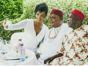 Yvonne Okoro Throws Party To Celebrate Father at 70 (Photos)