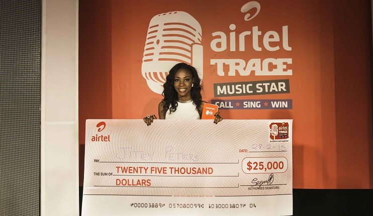 Enajite Peters Wins Airtel Trace Music Star Competition