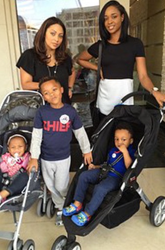 P-Square’s Wives Take Children To Dubai