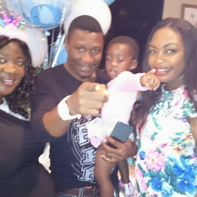 Pregnant Nuella Njubigbo Storms Mercy Johnson’s Baby Shower In America