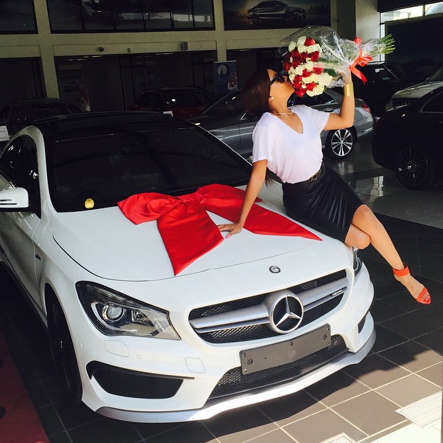 Dbanj Rumoured Girlfriend Is Still Single! Splashes Cash on Mercedes Benz For Self-Valentine Gift