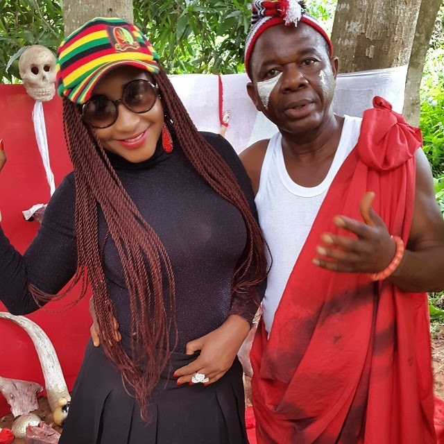 Ini Edo Consults Herbalist for Help