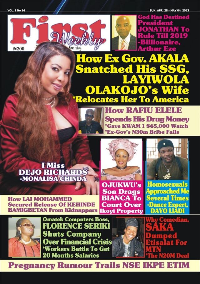 How Ex Gov Akala Snatched His SSG, Layiwola Olakojo’s Wife!  …Relocates Her To America