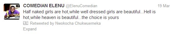 Hell Is Hot, Heaven Is Beautiful-Comedian Elenu