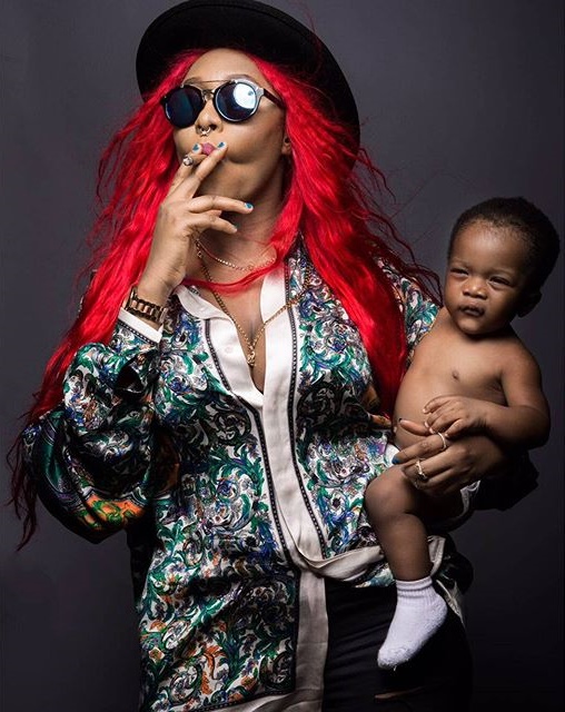 Angry Fans Pounce On Cynthia Morgan Over Pose With Baby (Photos)