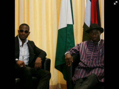 D’Banj interviews president Goodluck Jonathan