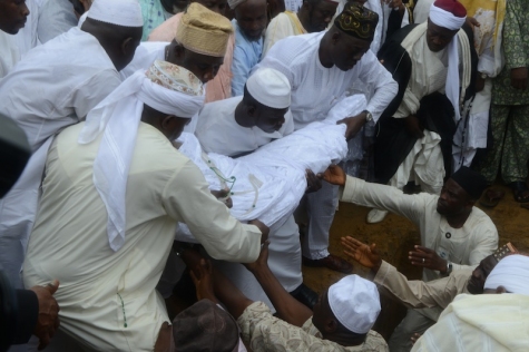 PHOTONEWS: Burial Of Alhaja Abibatu Mogaji, Popular Nigerian Market Leader and Mother Of Ex-Governor of Lagos State