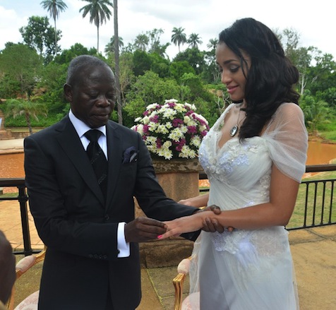 Oshiomhole’s glamour wedding in PICTURES