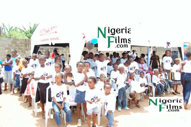 Nollywood Actress, Chika Ike Hosts 3000 Street Kids On Children’s Day