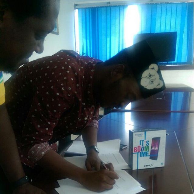 Dammy Krane signs up for Tecno Deal