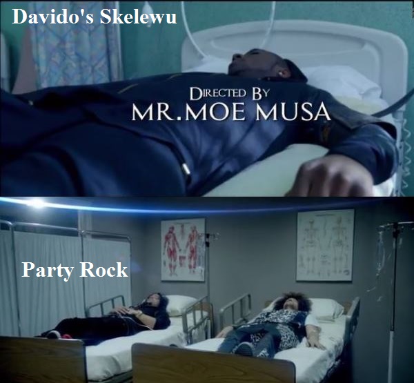 Watch Video: How Moe Musa Stole Concept Of Party Rock’s Video For Davido’s Skelewu