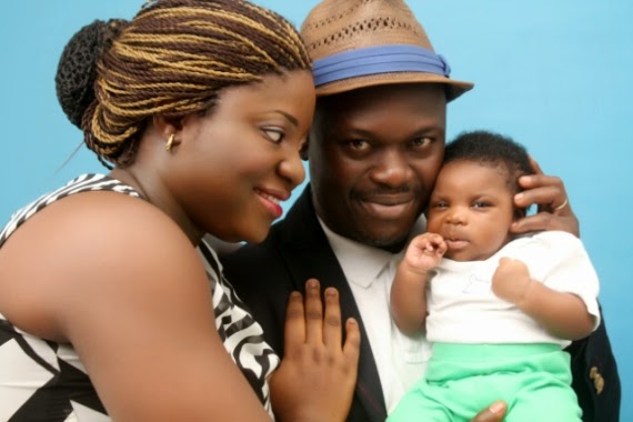 Ace Comedian, De-Don Flaunts Wife, New Baby