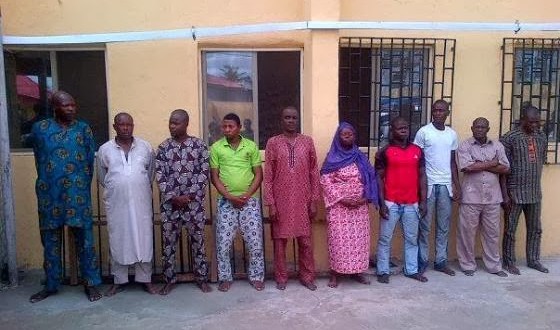 Police Parade 10 Suspects Over Ejigbo Pepper Sodomy Case