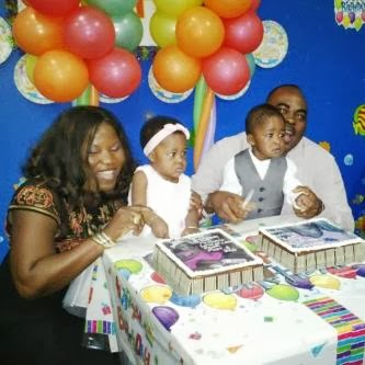 Emeka Ossai, Wife Celebrate Twins Birthday