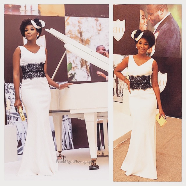 Genevieve Nnaji in David Meister Dress | Shop for it!