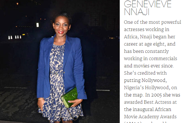 Genevieve Is One Of Africa’s Most Powerful Actresses–Int’l Magazine