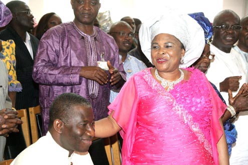 President Jonathan Tells Aides First Lady Is Still Alive–Report