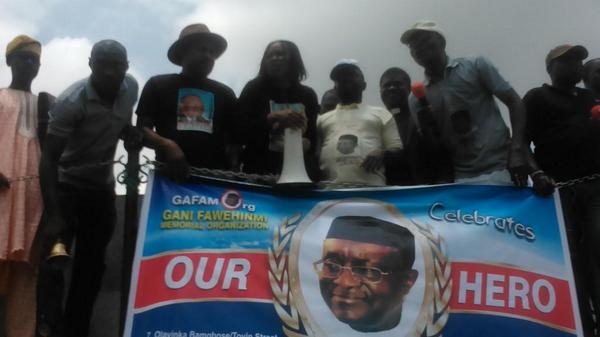 Saidi Balogun Joins Gani Fawehinmi Memorial March In Lagos