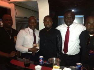 Ice Prince, Buchi Thrill Arik Air Passengers With Live Performances[Pictures]