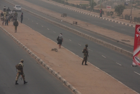 Photonews: Soldiers take Over Lagos