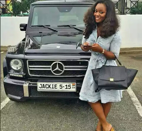 Love for Cars: Jackie Appiah Acquires 2015 G-Wagon