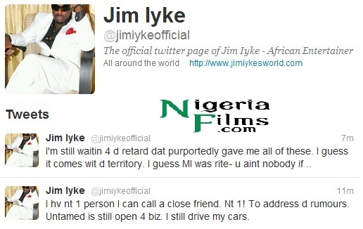 COULD WE SAY JIM IYKE’S TWITTER RANT IS JUSTIFIABLE?