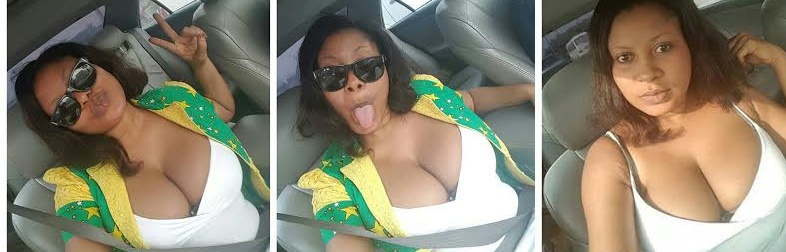 Yoruba Actress Joke Jigan Blasted By Fans For Showing Off B00bs In Traffic (Photos)