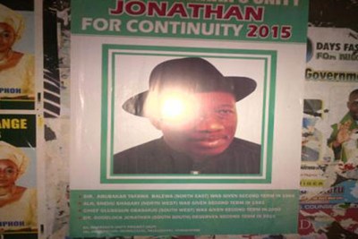 Jonathan Orders Removal of His Campaign Billboards, Banners, Posters