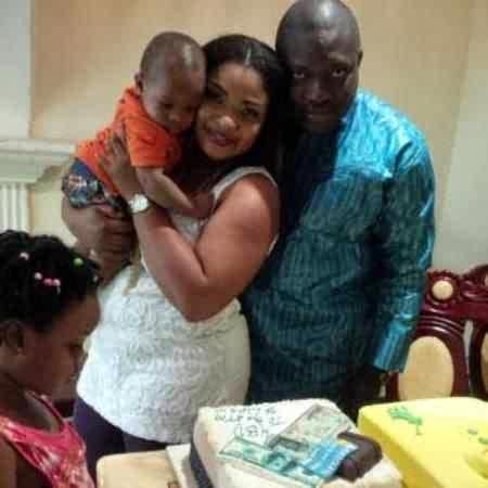 Popular Yoruba Actress/Producer, Laide Bakare Shares Passionate Kiss With Her Husband