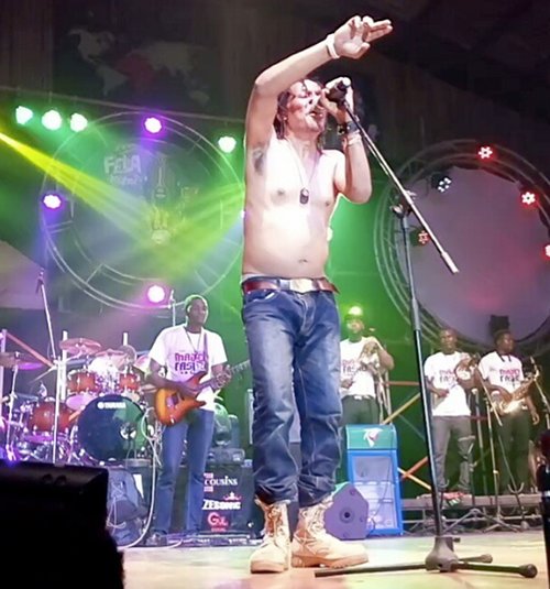 Healthy Majek Fashek Makes First Public Appearance (Photos)