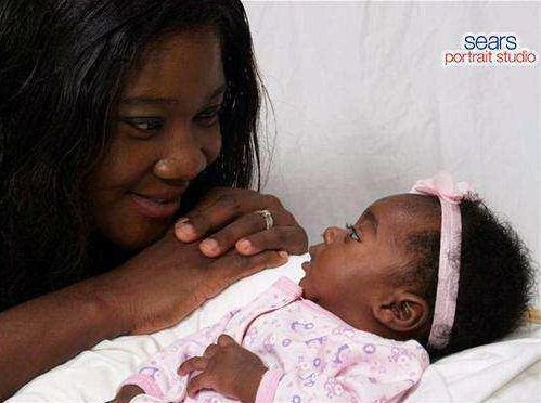 Mercy Johnson Dedicates Child Today