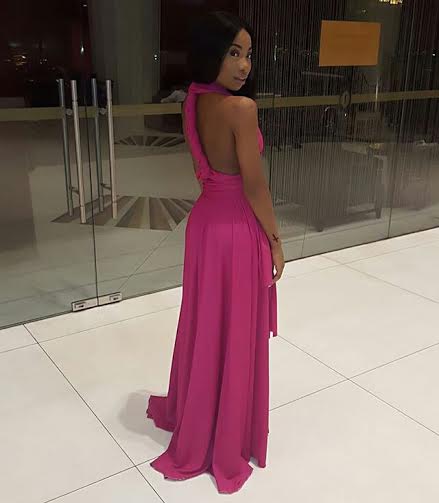 Mocheddah Shows Off New Tattoos In Lovely Gown