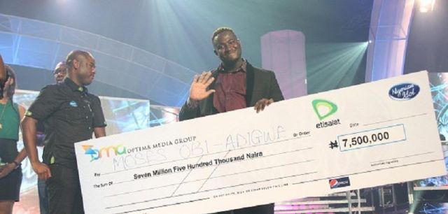 Moses Wins Nigerian Idol Season 3, Gets N15m Deal With SUV